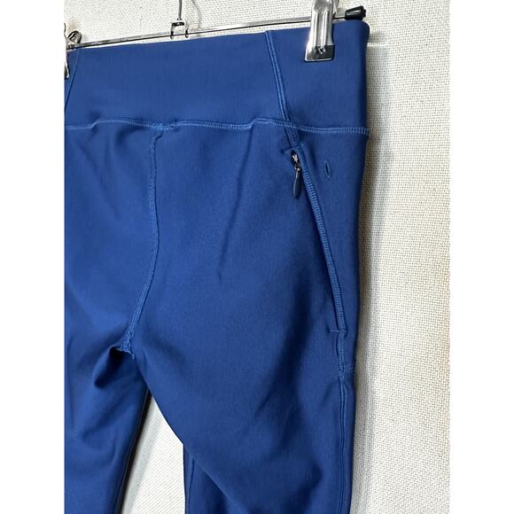 Under Armour UA Leggings Women’s Size Small Blue Elastic Waist Cropped - Picture 8 of 15
